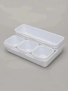 8 stuks plastic make-up opbergdozen, grote capaciteit, draagbare reisorganizer, waterdichte stofdichte sieradendoos, transparant opbergrek met meerdere lagen, multifunctionele opbergmand, onafhankelijk compartiment displayrek, opbergmand met lade, opberglade, lippenstiftdoos, nagellakdoos, opbergdoos met lade, make-upspons, poederdoos, wenkbrauwpotlood, poederdons, briefpapier, sieraden, toiletartikelen, sleutels, reinigingsstaafjes, tandzijde, enz.