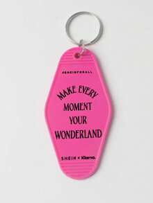 1pc Colorful Hotel Room Key Chain, Rhombus Shaped Hotel/Motel Key Holder - Multicolor - View 4