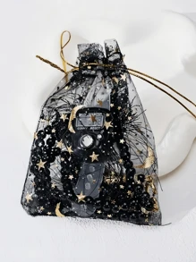 2pcs/Set Muslim Prayer Beads & Tasbih Bracelet Set, Gift Bag Packaging, Handheld Ring Counter