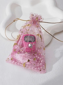 2pcs/Set Muslim Prayer Beads & Tasbih Bracelet Set, Gift Bag Packaging, Handheld Ring Counter