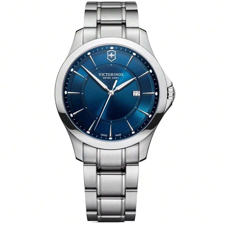 Victorinox Mens Alliance Blue Dial Watch 241910 SHEIN USA