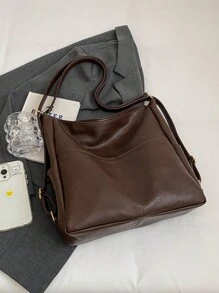 Bolso multiusos para mujer, nuevo bolso grande suave casual y versátil de alta calidad, mochila/bolso de hombro/bolso de mano para ir a trabajar, con múltiples bolsillos, monedero, nuevo bolso hobo
