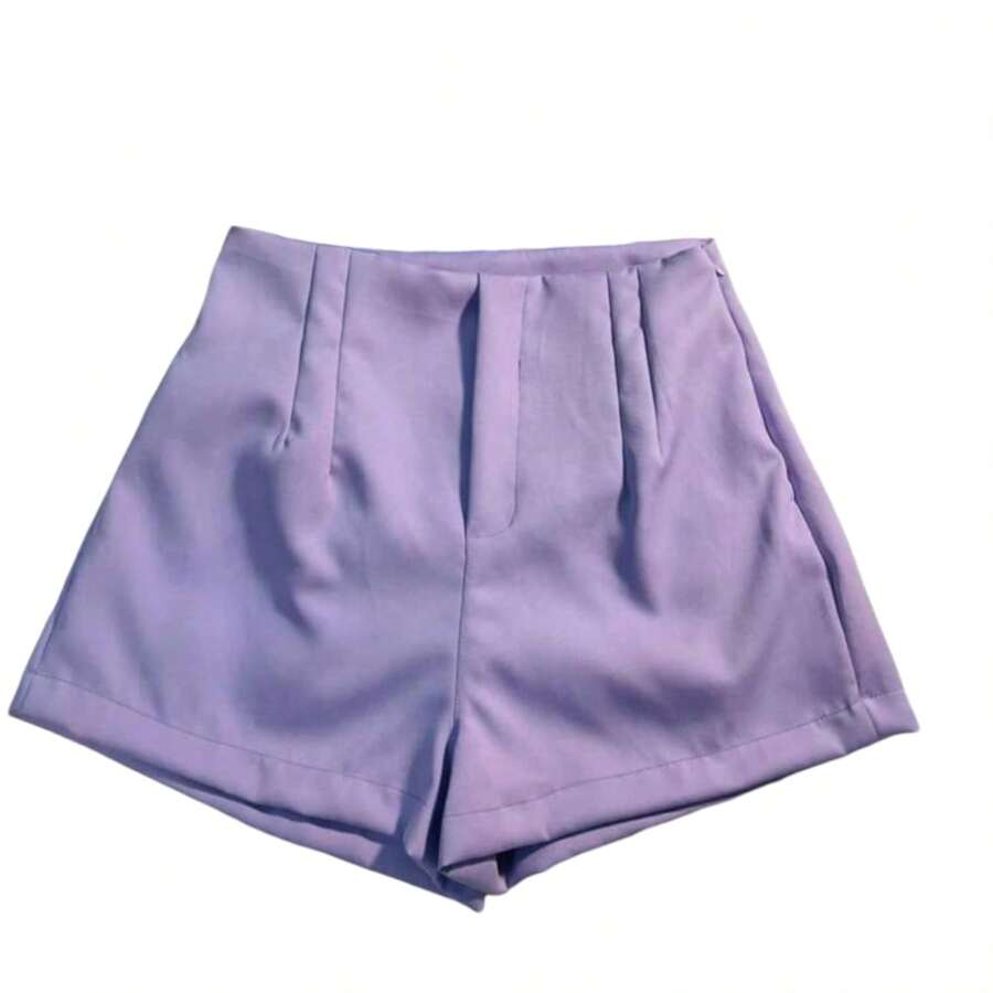 SHORT SARA WITH SIPER ON SIDE IZQUIERDO FEMININE - 紫丁香色 - 查看 1