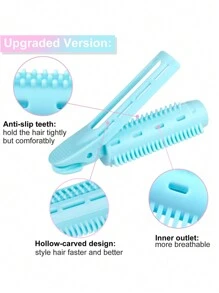 8 CÁI Máy Uốn Tóc Xoắn Ốc Tạo Kiểu, Con Lăn Tóc Uốn Tóc Làm Dày Kẹp Chân Tóc, Máy Uốn Tóc Xù Không Nhiệt Cho Tóc Ngắn Mỏng Dài Tự Làm Uốn Tóc, Dụng Cụ Tạo Kiểu Không Dùng Nhiệt - Nhiều màu - Xem 4