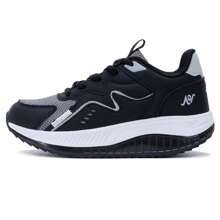 Womens Walking Shoes With Arch Support Trainers Comfortable Tennis Sneakers Size 4-9 UK - Black - View 4