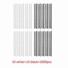 2000/3000PCS Plastic Fasteners For Fine Tagging Gun For Quick Stitch Sewing Gun - 10/15 Black Fasteners + 10/15 White Fasteners, Stitch Gun Fasteners 5mm/0.196inch For Clothing(NOT For Ultra-Fine/Rough Stitch Gun ) - One Size - View 12