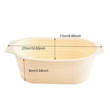 Silicone Bread Proofing Basket Sourdough Baking Bowl Foldable Handmade Bread Making Supplies For Bakers - Beige - View 6