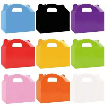 12 Pezzi di Scatole Confezione Regalo Pieghevoli, Adatte per Gioielli, Caramelle, Confezione Dolci