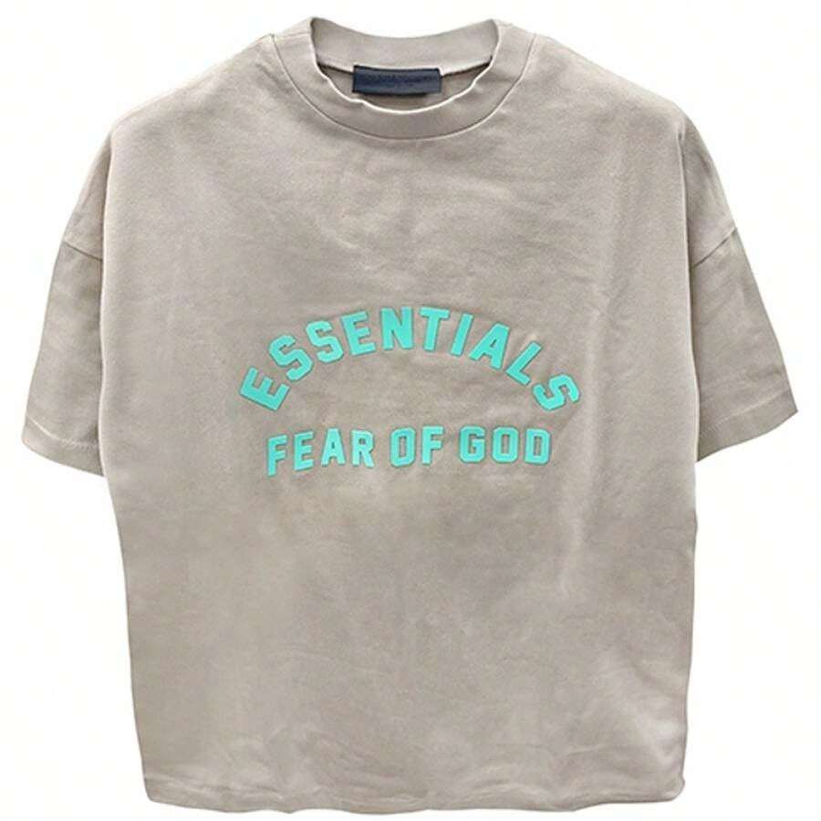 Fear of God Heavy Jersey Crew Neck Short Sleeve T-Shirt Grey - Xám - Xem 1