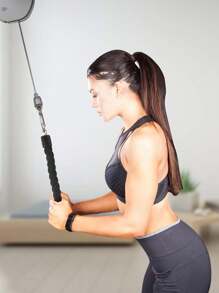 1pc Biceps Triceps Training Tension Rope, 35cm Arm Strength Training Tension Rope - Multicolor - View 2