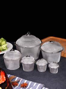 不锈钢调料球、调味包、炖肉用香草浸泡器、汤锅滤网