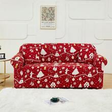 1 pièce Diverses styles de housse de canapé imprimée en soie de lait de Noël antidérapante pour salon, chambre à coucher. Housse de canapé d'angle élastique à carreaux, résistante à la poussière pour canapé 1/2/3/4 places. 1 place : convient pour les canapés de 90-125 cm (35-49 po) de long / 2 places : convient pour les canapés de 145-170 cm (57-67 po) de long / 3 places : convient pour les canapés de 190-210 cm (74-83 po) de long / 4 places : convient pour les canapés de 235-280 cm (92-110 po) de long