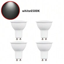 4pcs/10pcs GU10 LED Bulb Replacement Light Source, AC220-240V, Cool White 6500K Or Warm White 3000K, Suitable For Bedroom, Study, Corridor, Indoor Lighting