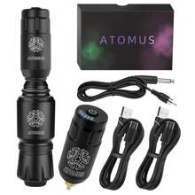Máquina De Tatuar ATOMUS Rotativa Profesional Inalámbrica Kit - Negro - Ver 1