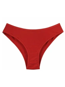Kit Of 10 Cotton Thong Panties With Bias - 彩色 - 查看 7