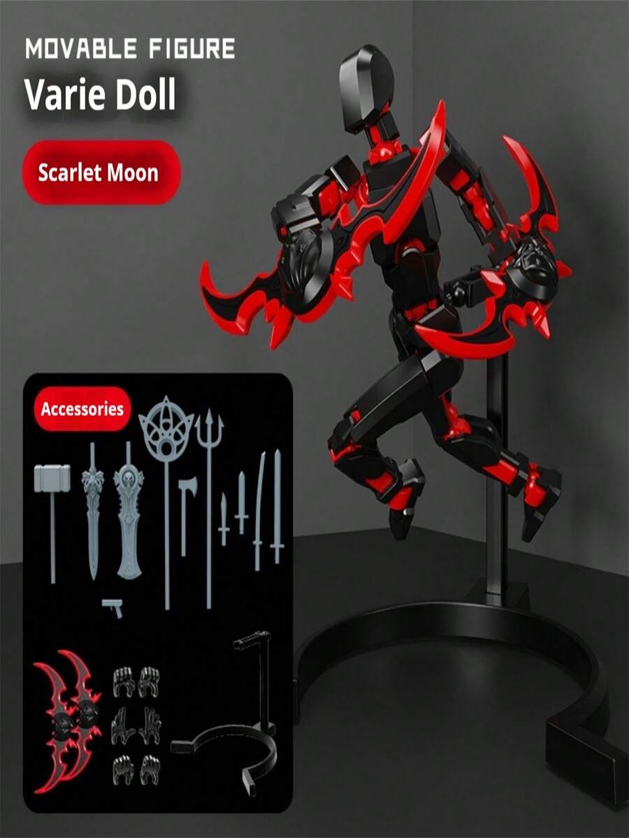 3D Printed EverChanging Luminous Doll Illidan FullJointed Movable