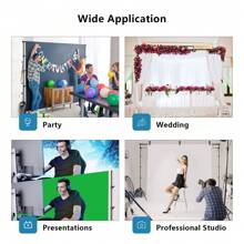 Wedding Backdrop Stand 10x7ft(WxH) Photo Studio Adjustable Metal Background Stand ,Balloon Arch Support Kit With 4 Crossbars, 4 Backdrop Clamps, Parties Wedding Events Decoration