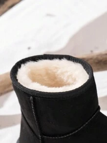 Youth Snow Boots, Boys & Girls Boots, Autumn/Winter Boots, Thermal Lined Short Boots, Winter Shoes Suitable For Daily & Outdoor Use (There May Be Slight Color Difference Between Photos And Actual Product, Which Is Normal)