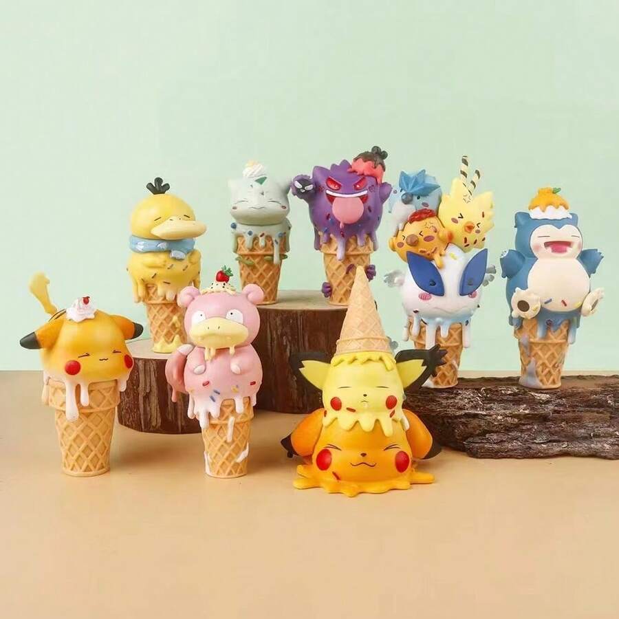 Juego de 4 muñecos elfos en bolsa, altura 9-11cm, regalo de cumpleaños, regalo de Navidad - A - Ver 1