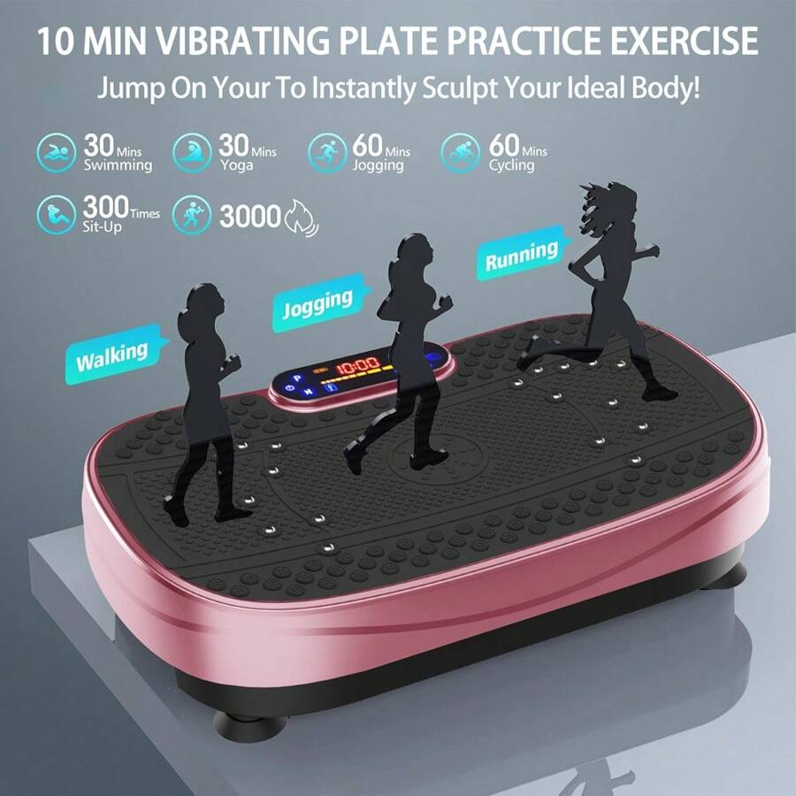 Vibration Plate Fitness Platform Exercise Machine Vibrating Shaking