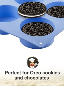 6-Cavity Silicone Cake Mold, Round Cylinder Handmade Soap Mold, Heat Resistant For DIY Baking Tools - Multicolor - View 5