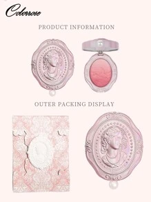 COLORROSE Natural Cheeks Powder Blush, Bright Matte Face Blush, Light, Smooth, Blendable, With Mirror, Blush Palette Eyeshadow Palette, Facial Beauty Cosmetic Makeup - CR760 - Xem 2