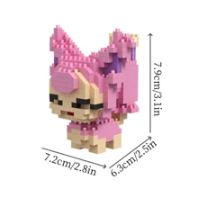 A Set Of ABS Rhinestone Building Blocks Animal Series, Perfect For DIY Assembly And Decoration, Also A Great Gift For Birthday, Teacher Day, New Year, And Other Festivals. These Interesting Pet And Small Challenge Building Blocks Can Enhance Hand-Eye Coordination, Concentration, Patience, And Practical Skills. They Can Also Be Used As Creative Home Decoration, Birthday Present, And Festival Gifts For Valentine Day, Easter, Mother Day, Father Day, Christmas, Etc. Ideal For Adults And Children! Room Decoration