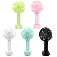 Mini Ventilador Portátil De Mão Recarregavel Usb - Multicolorido - Visão 1