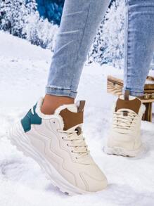 Women's Winter Casual Sports Thick Sole Anti-Slip Warm Shoes