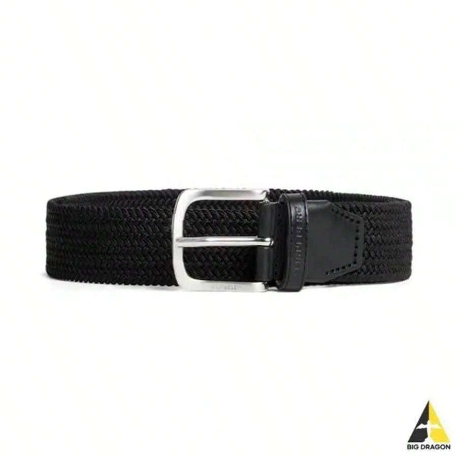 J.Lindeberg Men's Bernhard Elastic Belt Black SHEIN USA