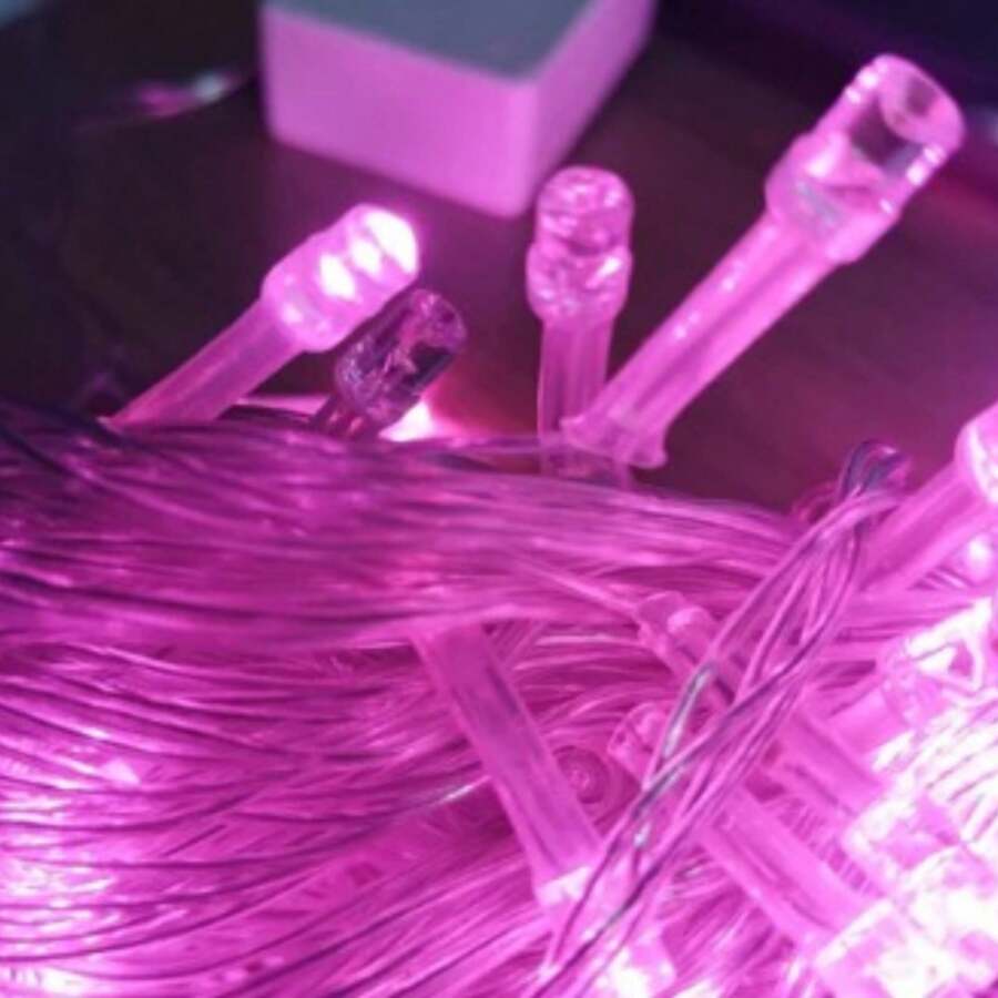 Christmas Decoration Twinkle Lights [ 100 LEDs ] - 白色 - 查看 1