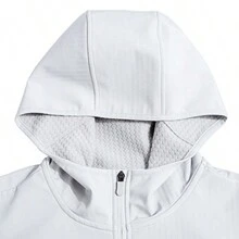 Under Armour Men's Jacket 2026 Spring New Arrival Sporty Casual Simple Basic Fleece Hooded Jacket 22600401-009 - Grey - View 7