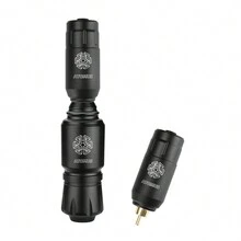 Máquina De Tatuar ATOMUS Rotativa Profesional Inalámbrica Kit - Negro - Ver 2