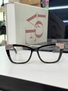 Clip-On 3-In-1 Women's Glasses Frame All Made Of Highly Resistant Polarized Solar Acetate 1324 - 鏽棕色 - 查看 4