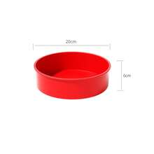 Silicone Smash Cake Pans, Nonstick Round Cake Pans For Layer Cake,Smash Cake And Cheese Cake - Red - View 9