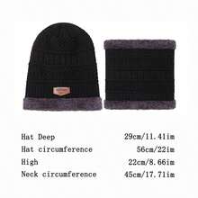 1 套加厚天鹅绒保暖帽子、围巾和手套套装，适合冬季男女户外活动