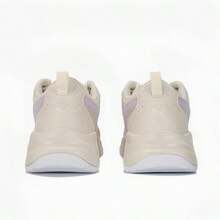 Puma Women Contrast Color Lace-Up Casual Retro Chunky Sneakers - Khaki - View 6