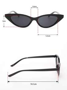 5pcs Cat Eye Hot Girl Style Cool Hip Hop Women Fashion Glasses Combination For Musical Festival Street-Photography Bar Club Accessories Beach Accessories For Women Glasses Shades For Summer Beach Vacation,Outdoor,Travel ,Back To School,Preppy Style,School Look