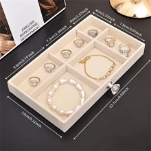 5-Tier Jewelry Organizer Jewelry Box - Stackable Drawer Storage For Rings, Earrings, Necklaces & Bracelets - Large Capacity Desktop Display Case Valentine Day - Multicolor - View 6