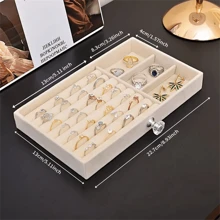 5-Tier Jewelry Organizer Jewelry Box - Stackable Drawer Storage For Rings, Earrings, Necklaces & Bracelets - Large Capacity Desktop Display Case Valentine Day - Multicolor - View 4