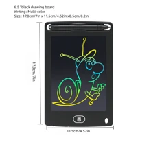 6.5"/8.8" (Colorful) Drawing Board, Fun Gift For Doodling, Sketching, Colored Writing, LCD Screen For Digital Graphic Painting And Electronic Drawing Board, Suitable For Christmas, Halloween, Birthday Gifts