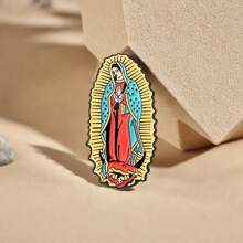 Broche de cadena de sombrero de la Virgen María, decoración de moda para ropa, bolso, sombrero, accesorio versátil, adecuado como un pequeño regalo para amigos y compañeros de clase - Multicolor - Ver 10