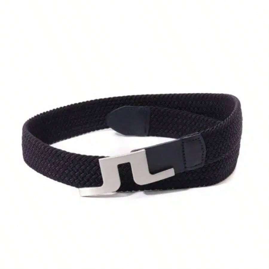 J.Lindeberg Men's Berry Elastic Belt Navy SHEIN USA