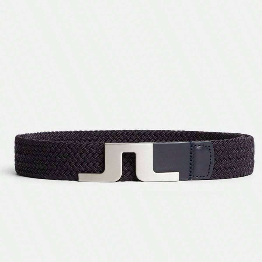 J.Lindeberg Men's Berry Elastic Belt Navy SHEIN USA