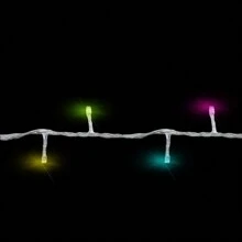 Importadora La Merced Musical Christmas LED Light Series 300 LED Bulbs Multicolor Light 8 Functions 14 Meters Transparent Cable - US A Type Plug(110-127V) - View 6