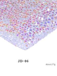 1 Pc Diamond Sequin Nail Art Table Mat Salon Practice Cushion Foldable Shining Hand Rests Scrub Hand Rest Manicure Tools Wrist Rest Tablecloth - Multicolor - View 14