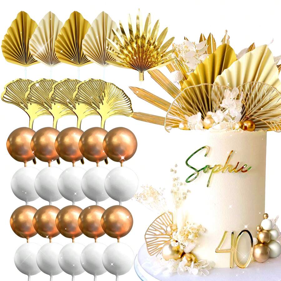 LaVenty LaVenty Red Rose Cake Decoration Queen Birthday Cake Decoration