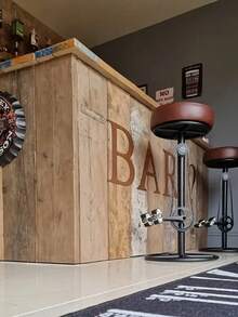 复古质朴的金属墙面字母 A-Z，12 英寸薄金属，耐用的墙面艺术，个性化标志，适用于家居装饰、酒吧、商店标牌、乔迁礼物，非常适合圣诞节、万圣节、感恩节、父亲节、母亲节 - YOHWOR - 1pc - 查看 4