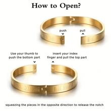 3pcs European And American Fashion Steel Wire Braided Bangle Set With Round Ends And Roman Numerals, Stainless Steel Bracelets For Women