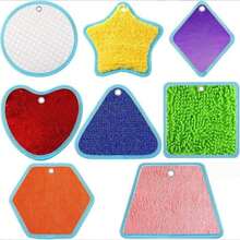 1PC早教益智儿童触摸垫带触摸板适用于婴幼儿手脚协调毛毡感官垫 (颜色随机) - 彩色 - 查看 2